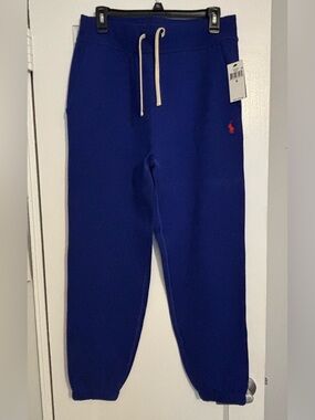 Polo by Ralph Lauren Royal Blue Sweatpants with Red Pony